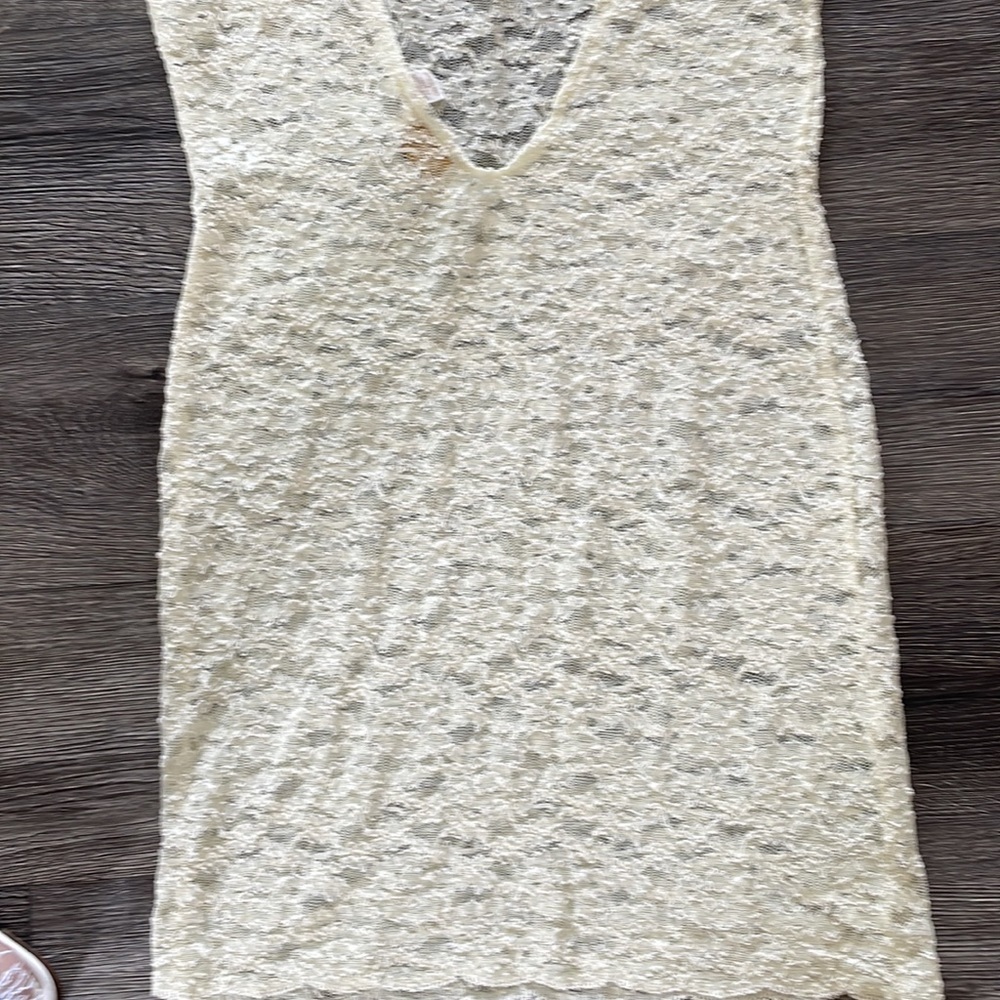Victoria's Secret | Gold Label VTG Vintage Lace Cover Up Dress Negligee large - Picture 8 of 8